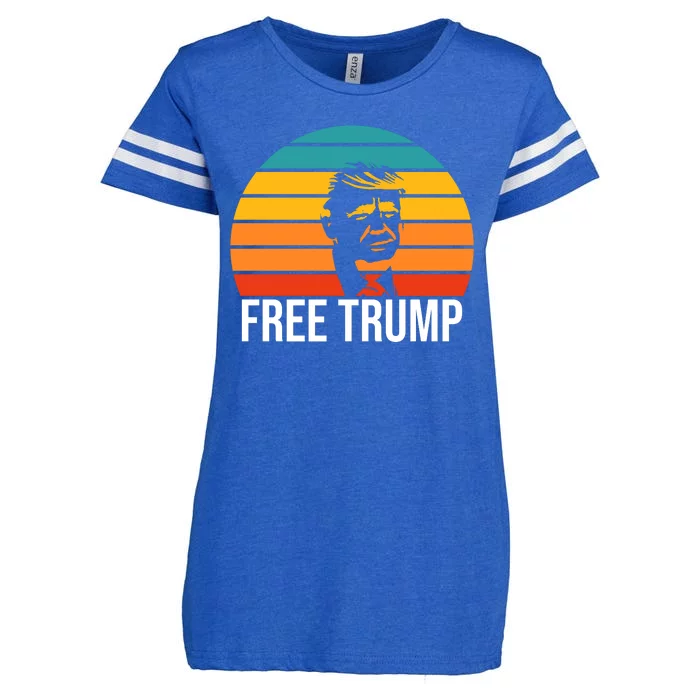 Free Donald Trump From Prison Enza Ladies Jersey Football T-Shirt