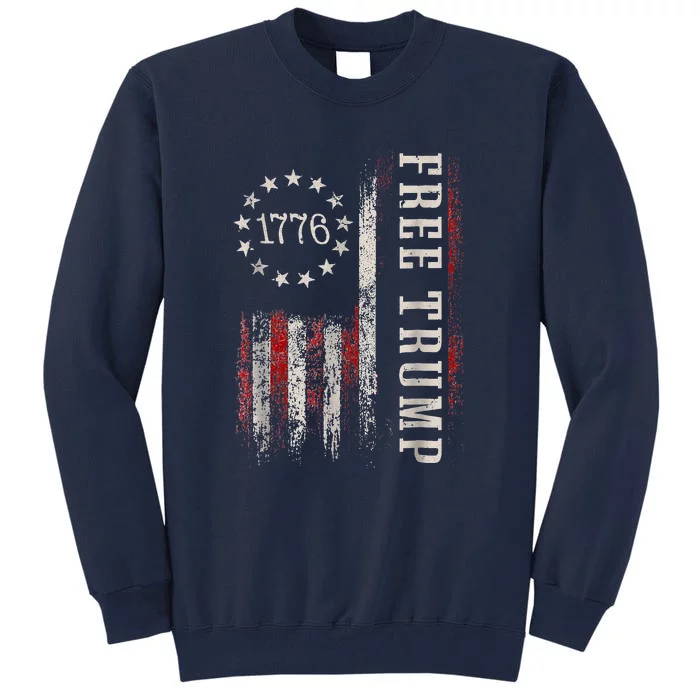 Free Donald Trump Republican Support Tall Sweatshirt