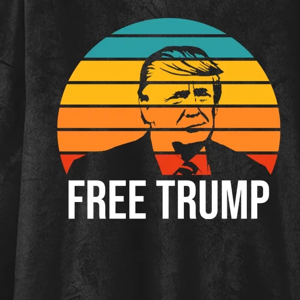 Free Donald Trump Hooded Wearable Blanket