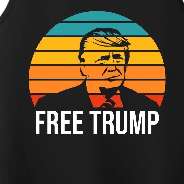 Free Donald Trump Performance Tank