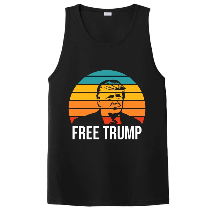 Free Donald Trump Performance Tank