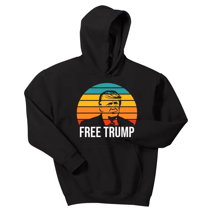 Free Donald Trump Kids Hoodie