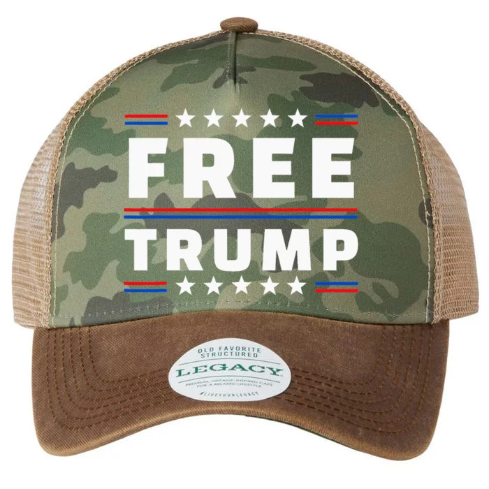 Free Donald Trump Republican Support Legacy Tie Dye Trucker Hat