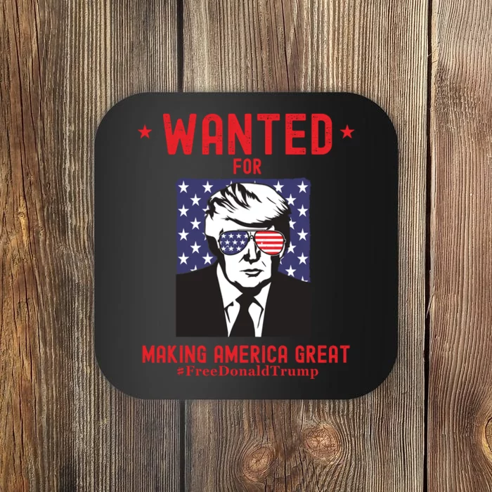 Free Donald Trump MAGA Conservative Republican Coaster