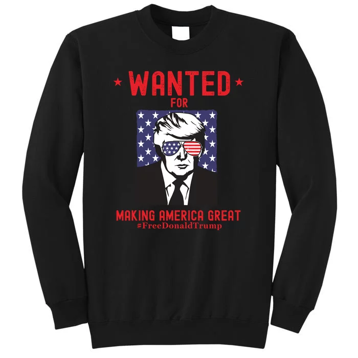 Free Donald Trump MAGA Conservative Republican Tall Sweatshirt