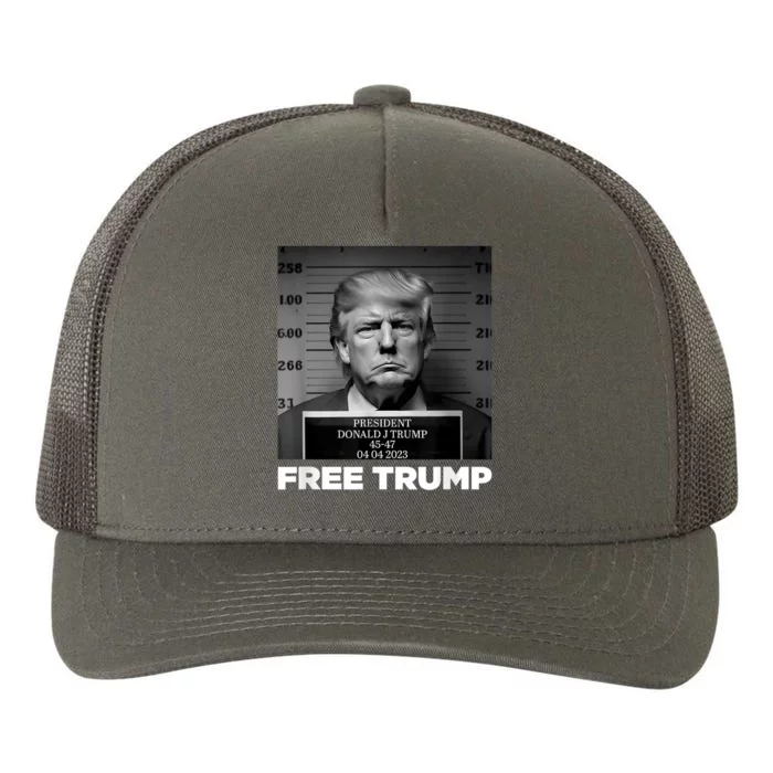 Free Donald Trump Yupoong Adult 5-Panel Trucker Hat