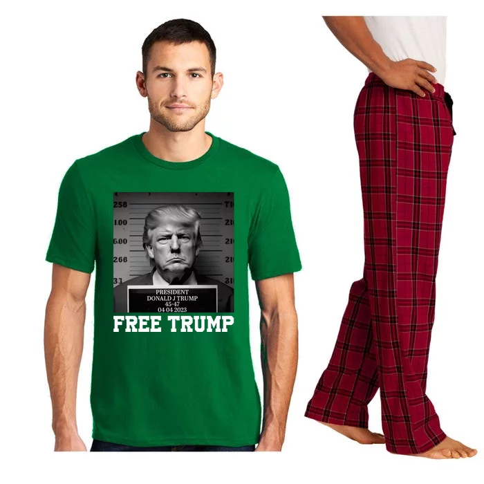 Free Donald Trump Mug Shot Pajama Set