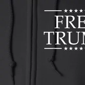 Free Donald Trump Supporters Pro Trump Republican Conservative Full Zip Hoodie