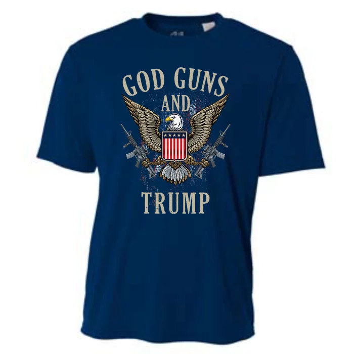 Free Donald Trump Republican Support Cooling Performance Crew T-Shirt