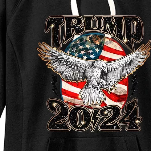 Free Donald Trump Republican Support Women's Fleece Hoodie