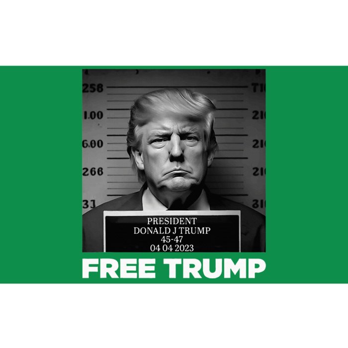 Free Donald Trump Mugshot Bumper Sticker