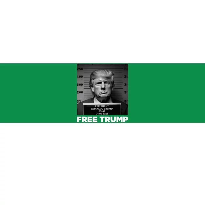 Free Donald Trump Mugshot Bumper Sticker