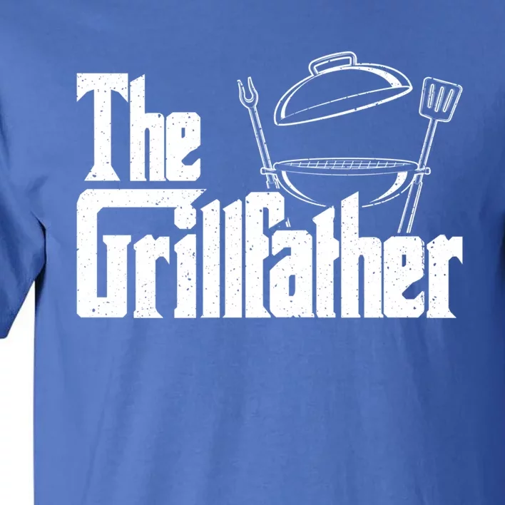 Fathers Day The Grillfather Grill Lover Dad Gift Tall T-Shirt