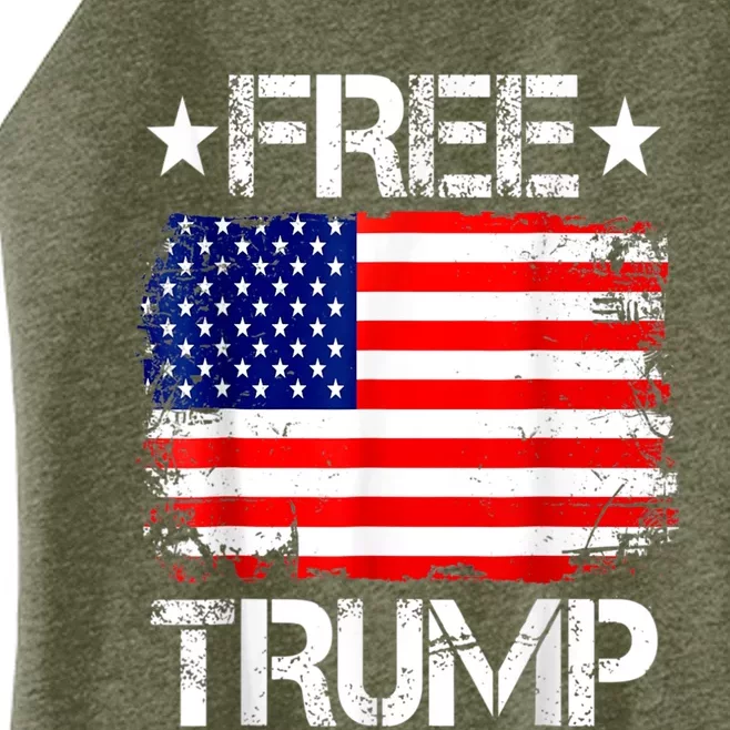 Free Donald Trump Supporters Pro Trump Republican Conservative Women’s Perfect Tri Rocker Tank