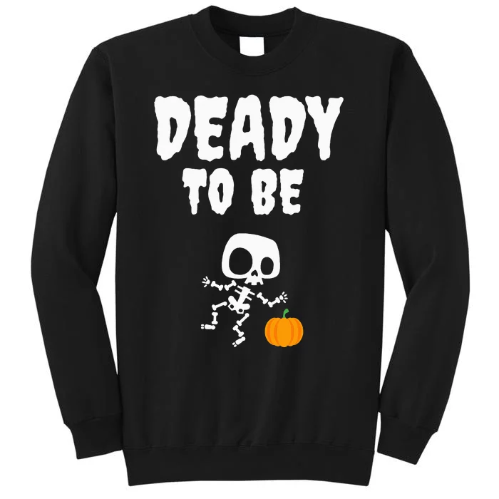 Funny Deady To Be Dad Halloween Pregnancy Announcement Sweatshirt