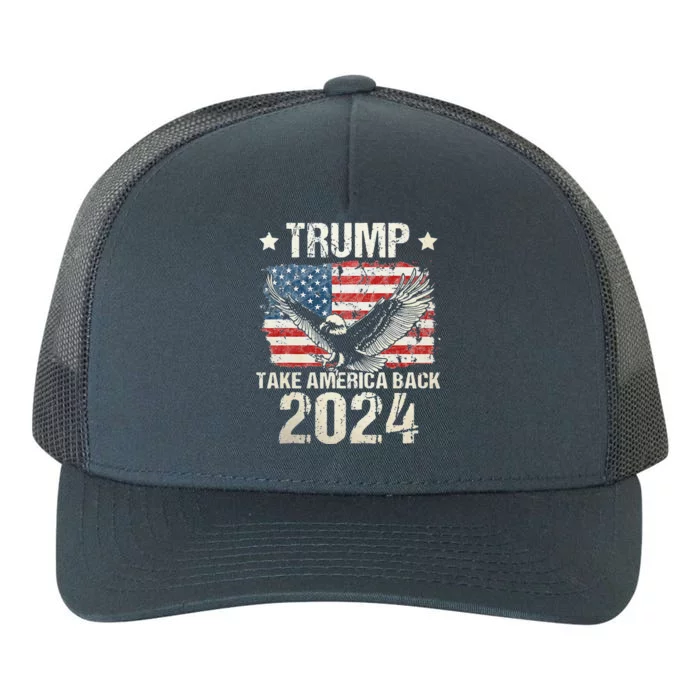 Free Donald Trump Republican Support Yupoong Adult 5-Panel Trucker Hat