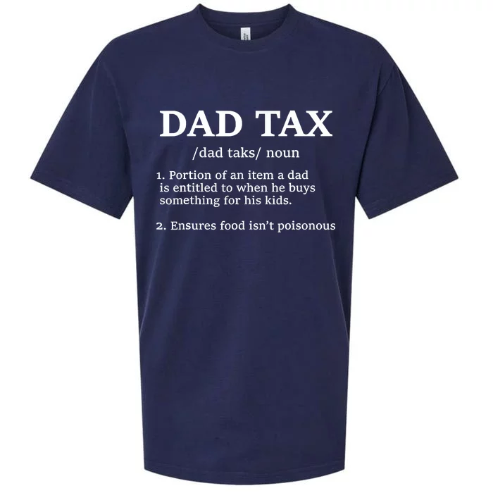 Funny Dad Tax Definition Sueded Cloud Jersey T-Shirt