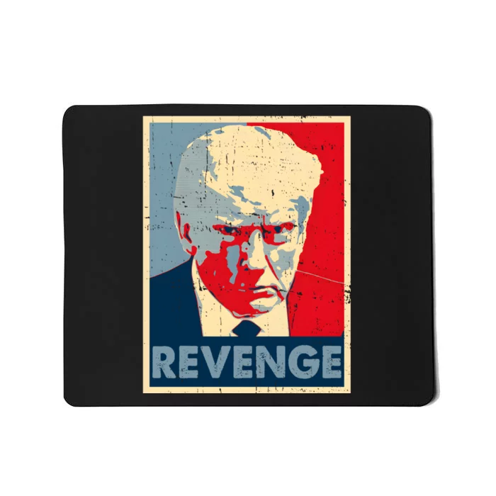 Free Donald Trump Mug Shot Republican Revenge MAGA 2024 Mousepad