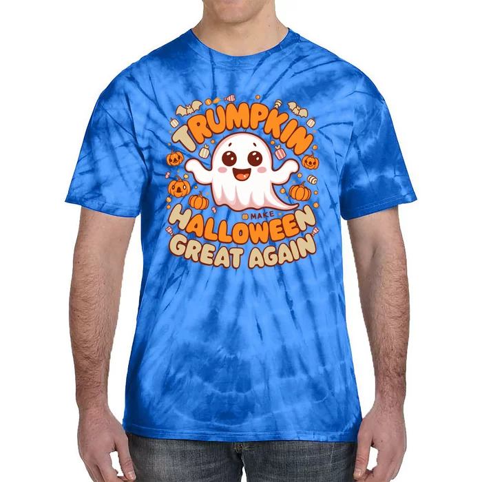 Funny Donald Trump Trumpkin Make Halloween Great Again Gift Tie-Dye T-Shirt