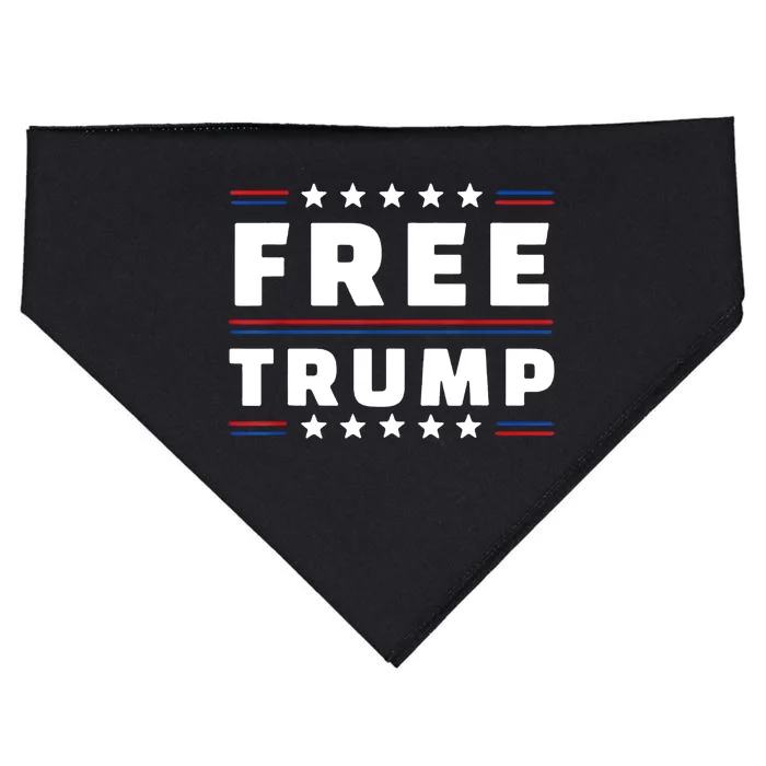 Free Donald Trump Republican Support USA-Made Doggie Bandana