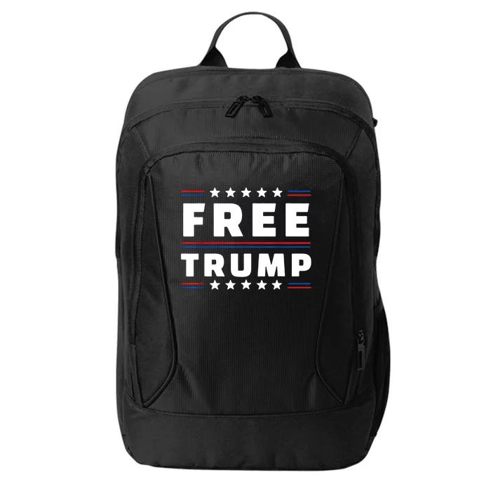 Free Donald Trump Republican Support City Backpack