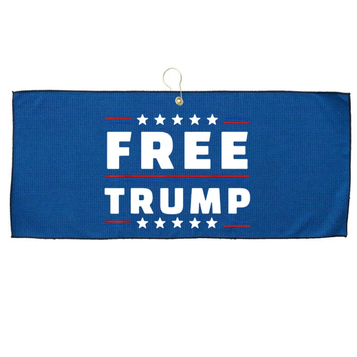 Free Donald Trump Republican Support Large Microfiber Waffle Golf Towel