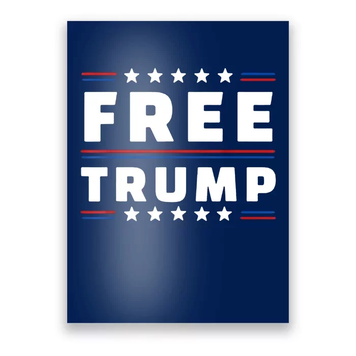 Free Donald Trump Republican Support Poster