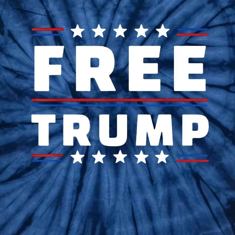 Free Donald Trump Republican Support Tie-Dye T-Shirt