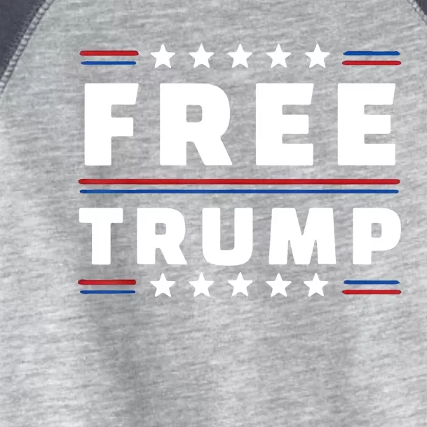 Free Donald Trump Republican Support Toddler Fine Jersey T-Shirt