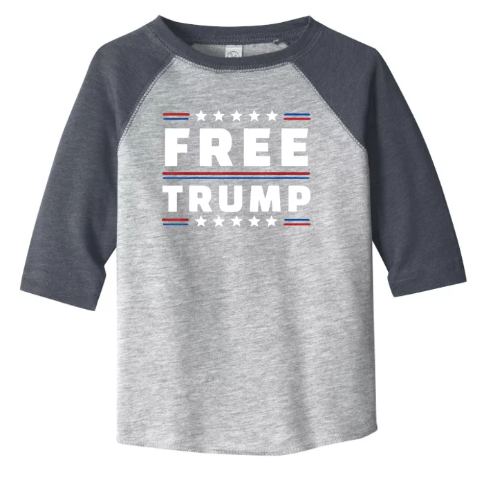 Free Donald Trump Republican Support Toddler Fine Jersey T-Shirt