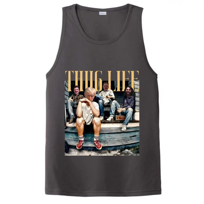 Funny Donald Trump Friends Thug Life Performance Tank