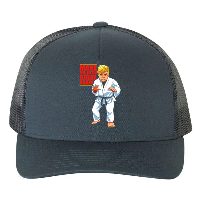 Funny Donald Trump Republican JiuJitsu And BJJ Gift Yupoong Adult 5-Panel Trucker Hat