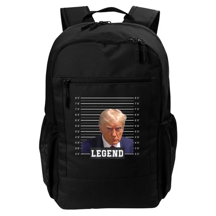 Free Donald Trump Mug Shot Republican President MAGA 2024 Daily Commute Backpack