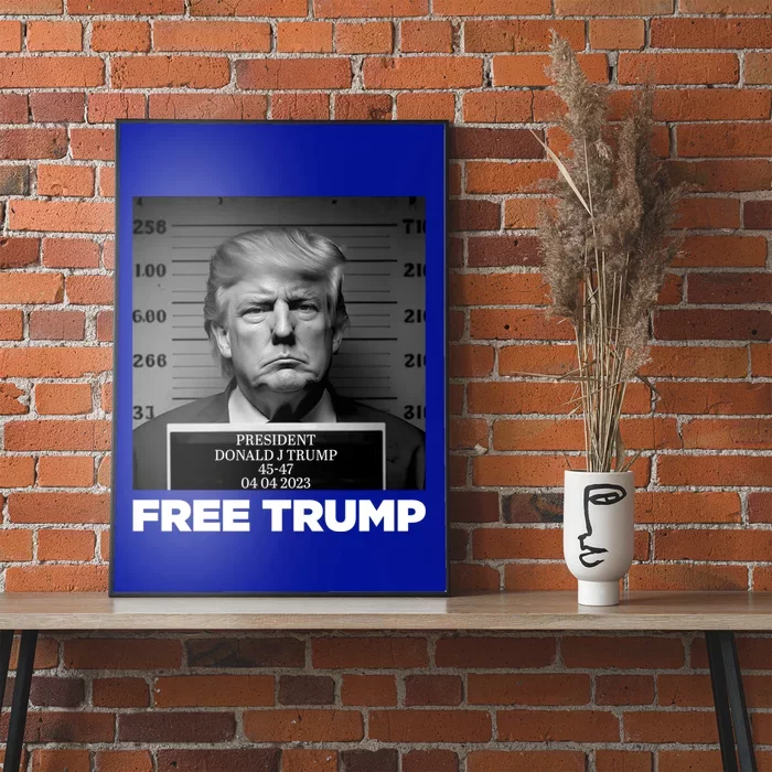 Free Donald Trump Mugshot Gift Poster