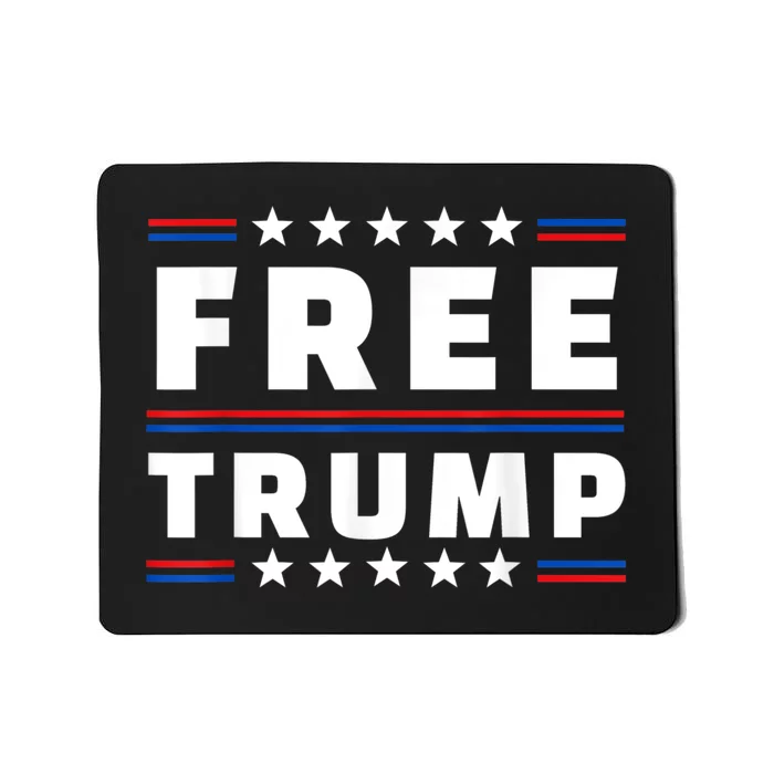 Free Donald Trump Republican Support Pro Trump American Flag Mousepad