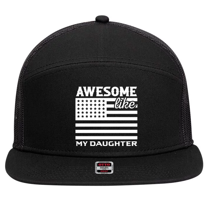 Fathers Day T 65 7 Panel Mesh Trucker Snapback Hat