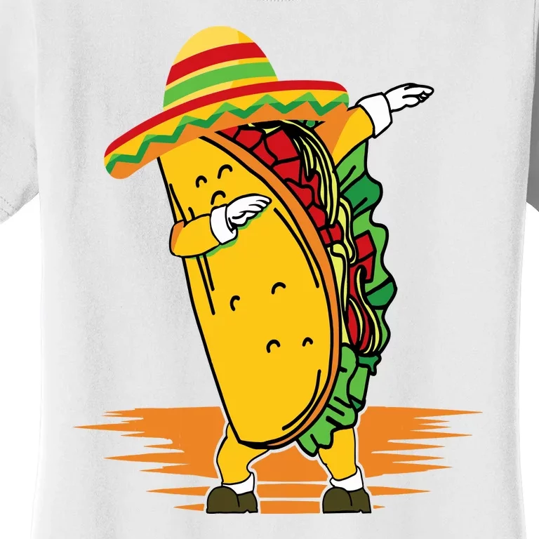 Funny Dabbing Taco Cinco De Mayo Women's T-Shirt