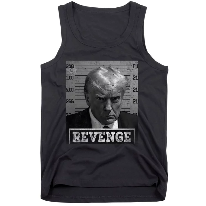 Free Donald Trump Mug Shot Republican Revenge MAGA 2024 Tank Top