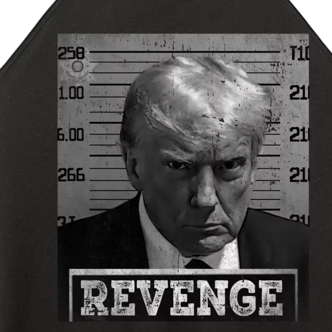 Free Donald Trump Mug Shot Republican Revenge MAGA 2024 Women’s Perfect Tri Rocker Tank