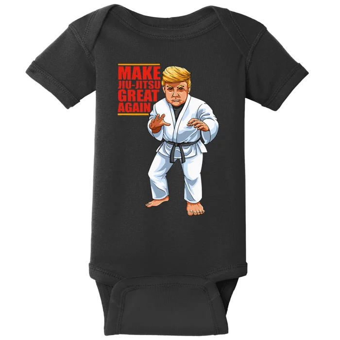 Funny Donald Trump Republican Jiujitsu And Bjj Gift Baby Bodysuit