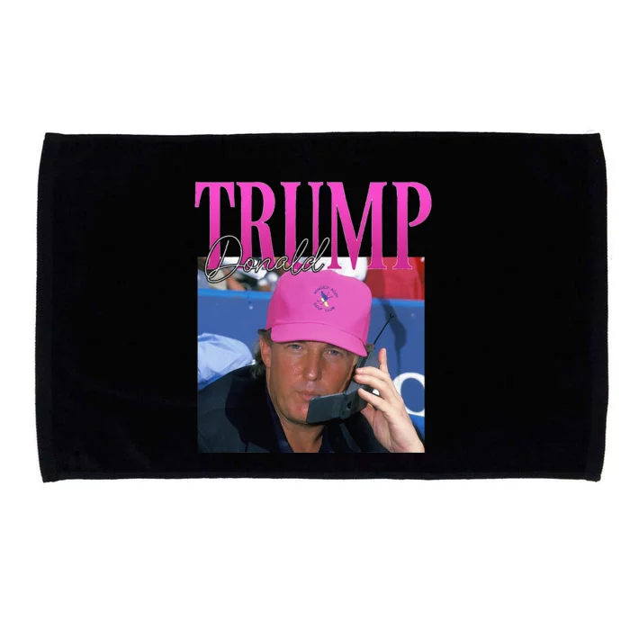 Funny Donald Trump Miss Me Yet Vintage 90s Trump Microfiber Hand Towel