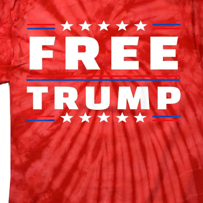 Free Donald Trump Republican Support Tie-Dye T-Shirt