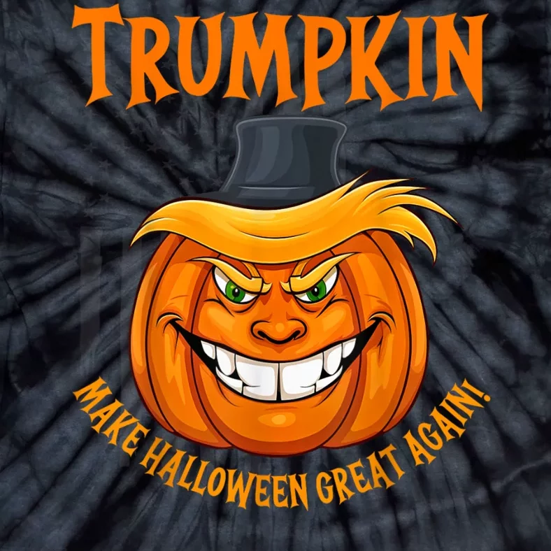 Funny Donald Trump Make Halloween Great Again Trumpkin 2024 Tie-Dye T-Shirt