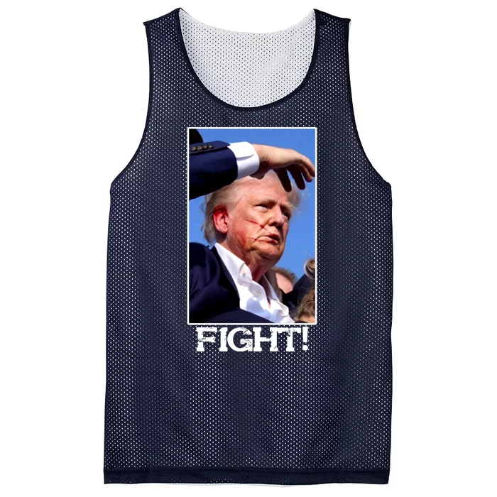 Fight Donald Trump Rally Gun Shot Fired Shooting Pennsylvania Mesh Reversible Basketball Jersey Tank