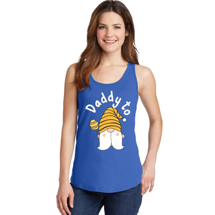 Funny Daddy To Bee New Father To Be Bee Gnome Cute Gift Ladies Essential Tank