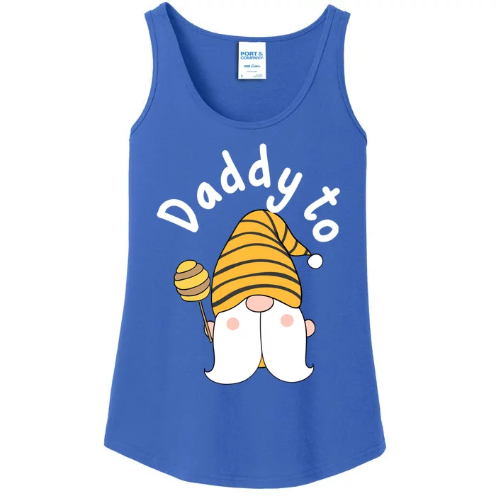 Funny Daddy To Bee New Father To Be Bee Gnome Cute Gift Ladies Essential Tank