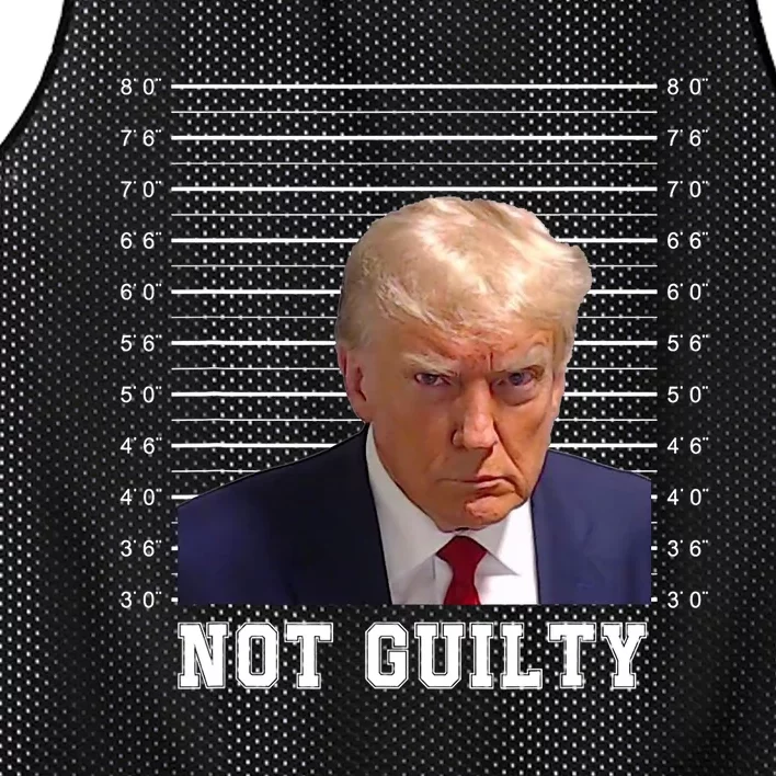 Free Donald Trump Mug Shot Republican President MAGA 2024 Mesh Reversible Basketball Jersey Tank