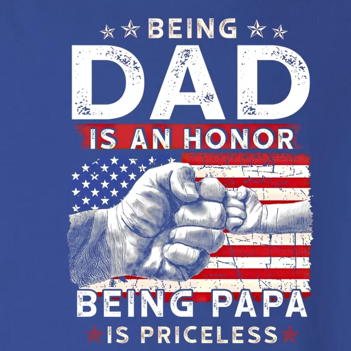 Fathers Day Tee For Dad An Honor Being Papa Is Priceless Gift Toddler Long Sleeve Shirt