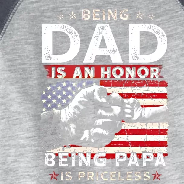 Fathers Day Tee For Dad An Honor Being Papa Is Priceless Gift Toddler Fine Jersey T-Shirt