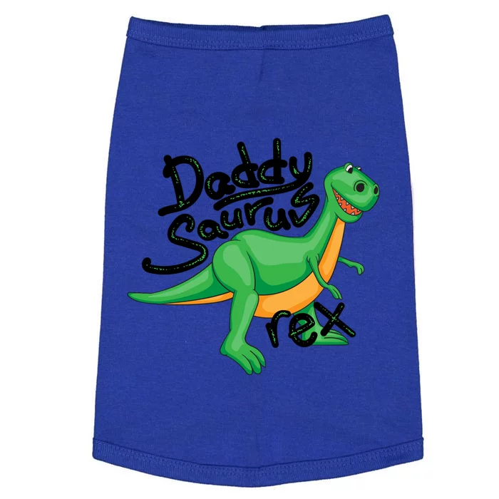 Funny Daddysaurus Trex And Dinosaur Lovers Funny Gift Doggie Tank